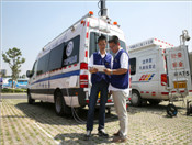 福州站選手列隊(duì)準(zhǔn)備