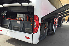 安凱新能源客車動力電池組展示