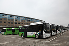宇通純電動(dòng)公交車隊(duì)