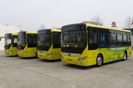 宇別爾公司的宇通新能源公交車隊