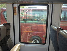 圣地亞哥街頭的宇通雙層巴士