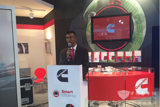 　康明斯全球客車業(yè)務(wù)總經(jīng)理KartikRamanan