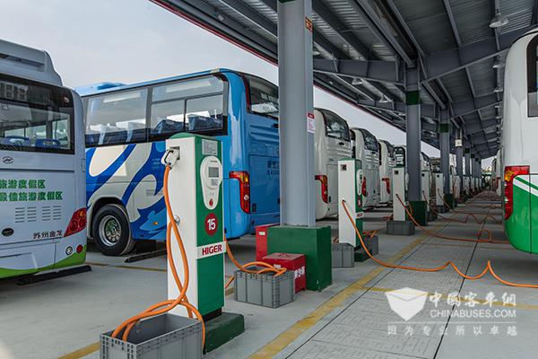 海格純電動(dòng)客車充電站