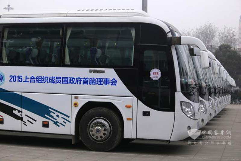 鄭州：上合組織成員國(guó)總理會(huì)議接待用車亮相