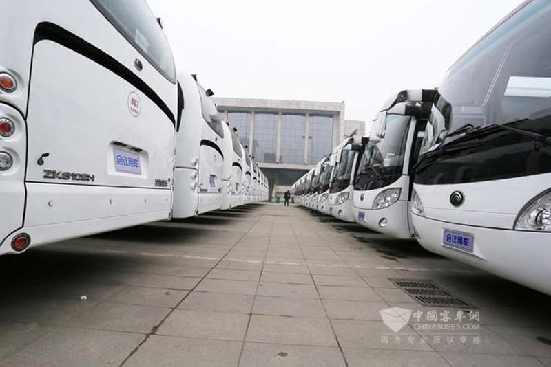 鄭州：上合組織成員國(guó)總理會(huì)議接待用車亮相