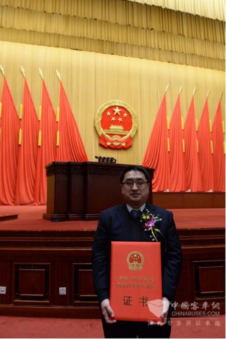 宇通榮獲國家科技進(jìn)步獎