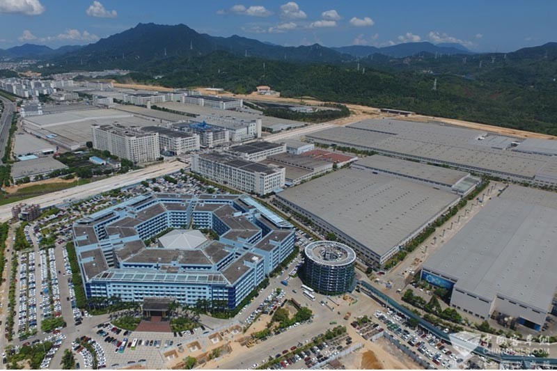 比亞迪客車(chē)廠區(qū)鳥(niǎo)瞰