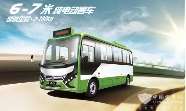 比亞迪純電動客車K6