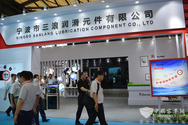 BUS EXPO 2017上?？蛙囌箌寧波三浪展臺