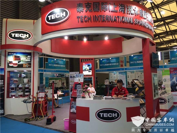 BUS EXPO 2017上?？蛙囌箌美國泰克展臺