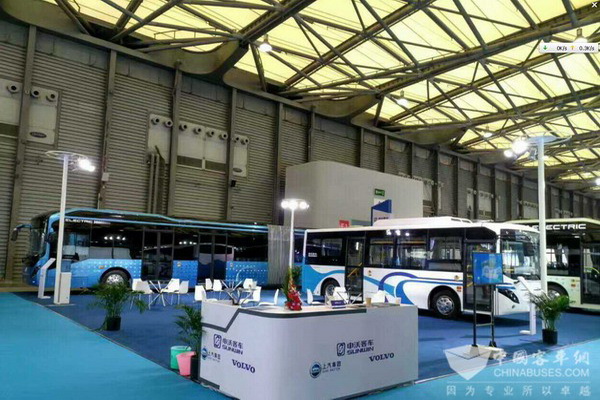 BUS EXPO 2017上?？蛙囌箌申沃客車展臺