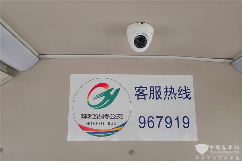 開沃純電動客車呼市運營實拍