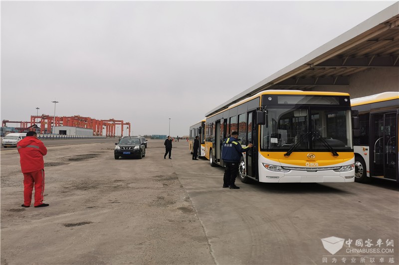 黃海新能源公交車批量交付韓國