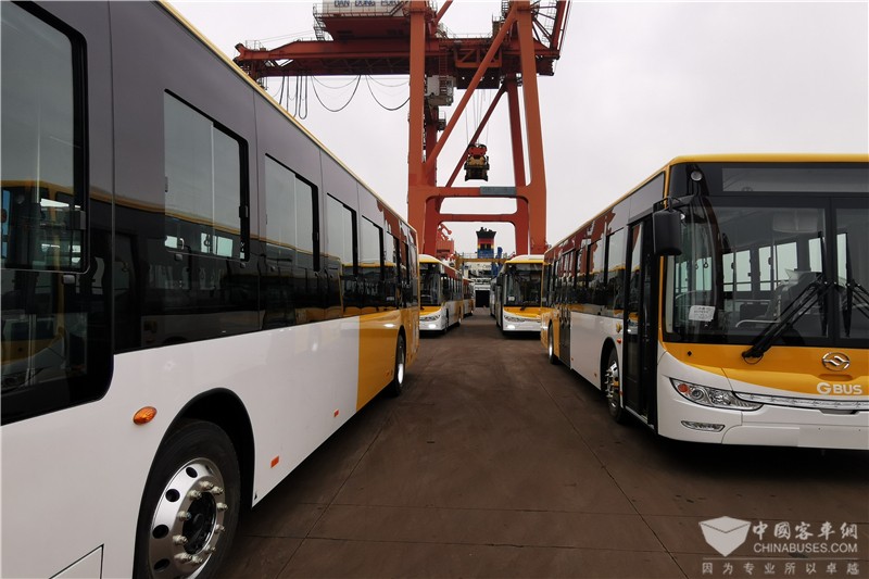 黃海新能源公交車批量交付韓國
