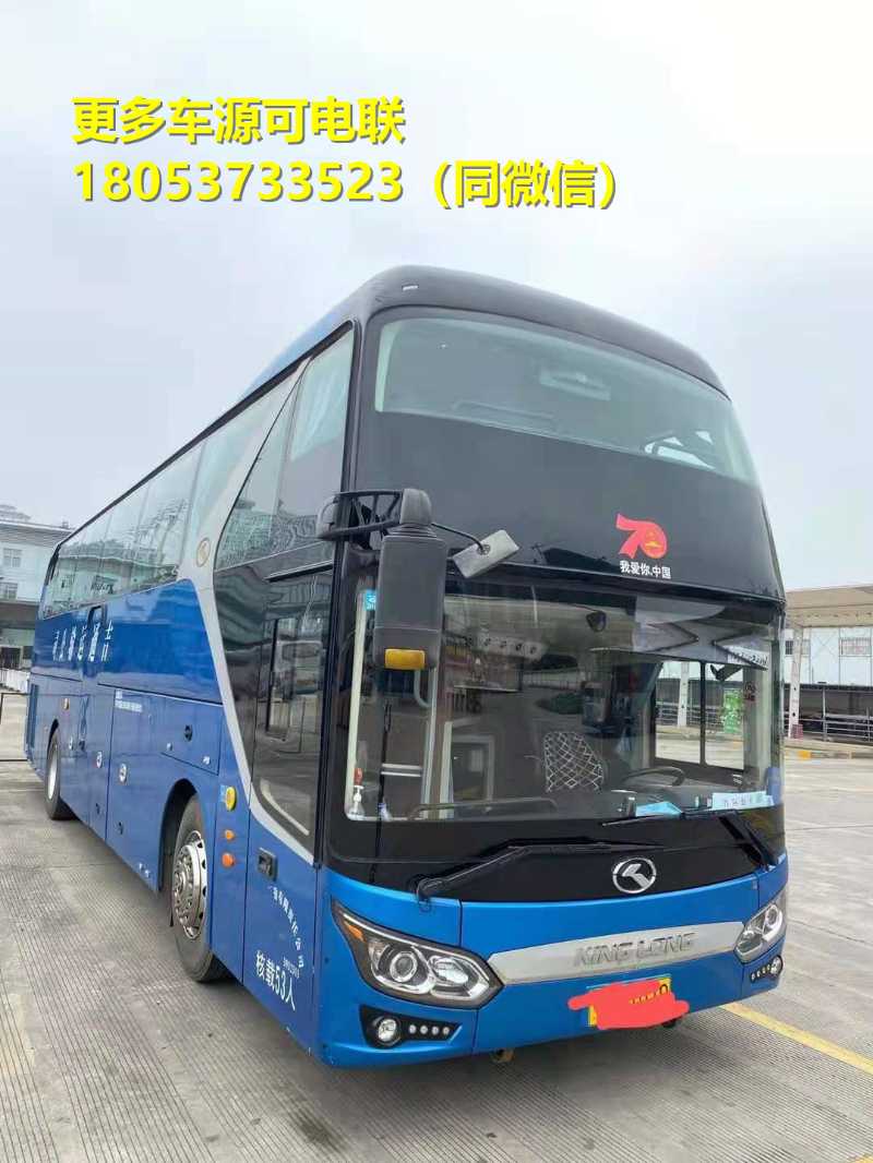 廈門金龍6119型號(hào)客車 17年4月 國五排放53座 一層半雙門氣囊 狀況好