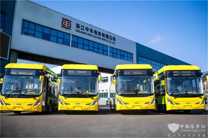 中車電動(dòng)高端純電動(dòng)新巴客出口新西蘭惠靈頓