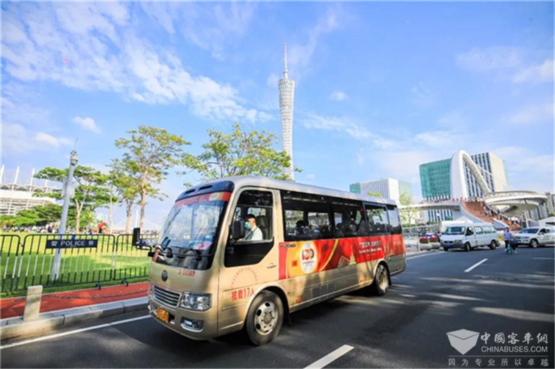 50輛宇通T7圓滿服務(wù)第130屆廣交會