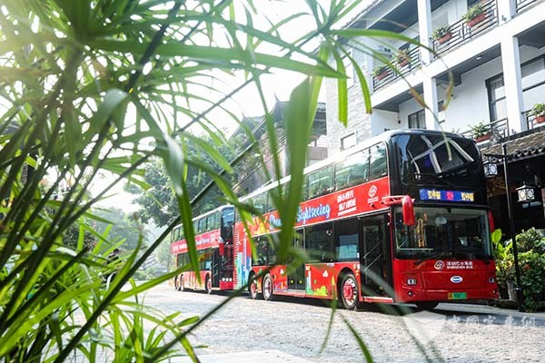 深圳旅游觀光巴士 開沃 純電動雙層巴士