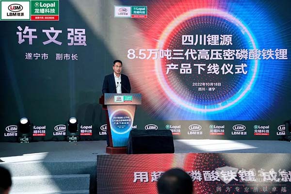 龍蟠科技 四川鋰源 密磷酸鐵鋰 生產(chǎn)線