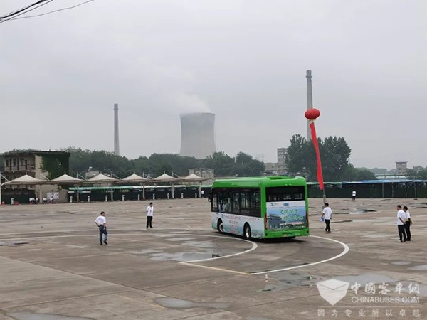 開沃新能源汽車 新能源公交車 淮南公交 駕駛員 職業(yè)技能競(jìng)賽