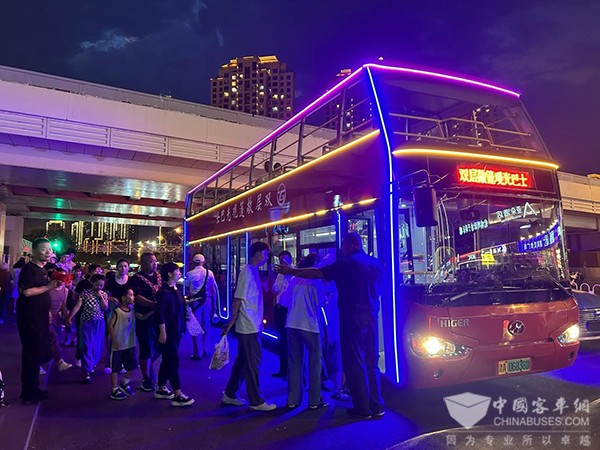蘇州金龍 海格純電動(dòng) 雙層敞篷觀光巴士 天津