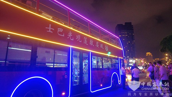 蘇州金龍 海格純電動(dòng) 雙層敞篷觀光巴士 天津