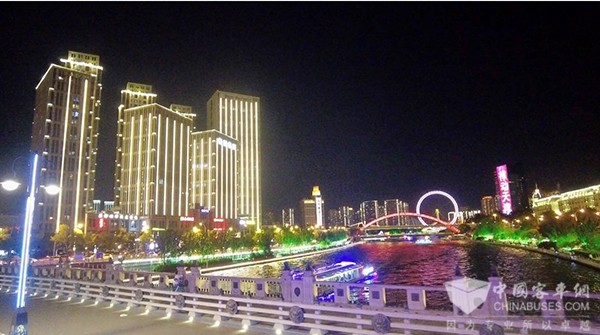 蘇州金龍 海格純電動(dòng) 雙層敞篷觀光巴士 天津