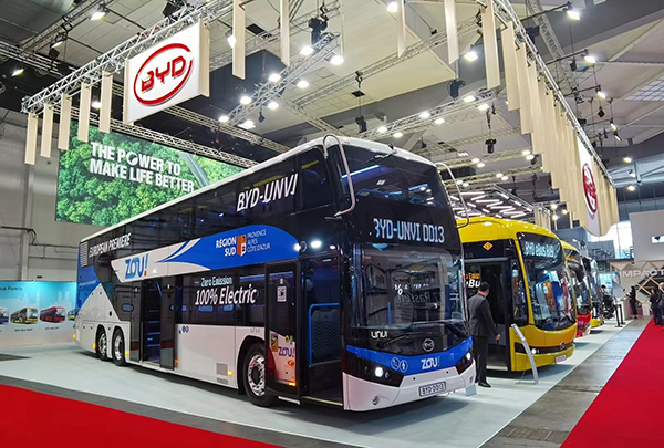 2023比利時客車展 比亞迪商用車展臺