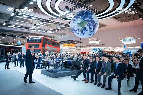 2023比利時客車展 宇通客車展臺