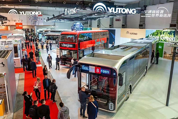 2023比利時客車展 宇通客車展臺
