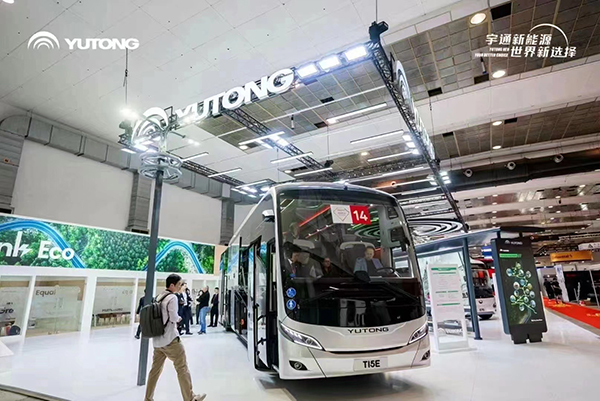 2023比利時客車展 宇通客車展臺