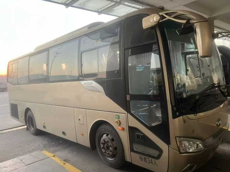 2023年7月 國(guó)六34座海格6889氣囊車 