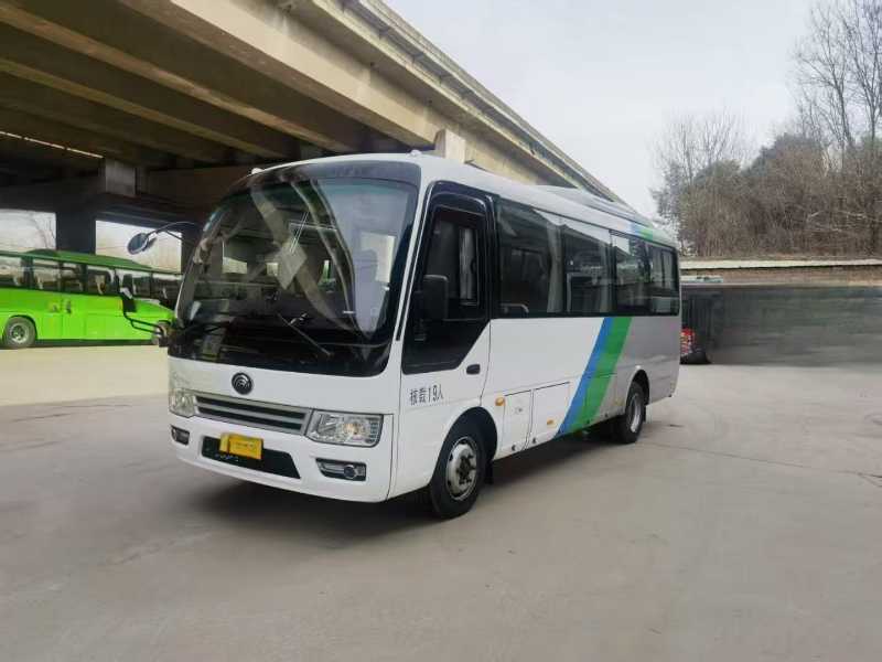 2021年11月 兩臺國六雙檔19座宇通6729旅游車  