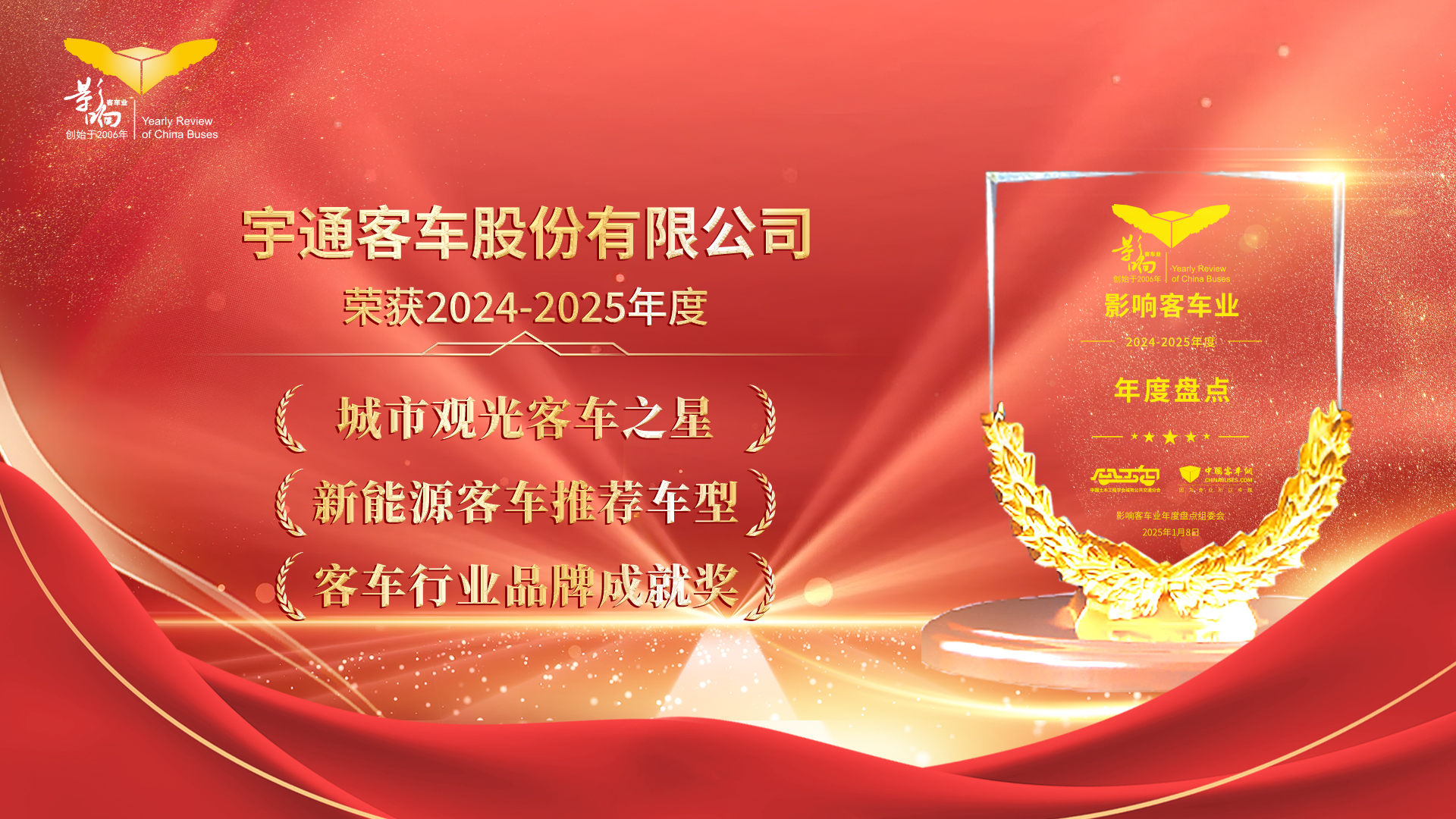 宇通三項(xiàng)大獎(jiǎng)加冕 彰顯品牌“硬核”實(shí)力