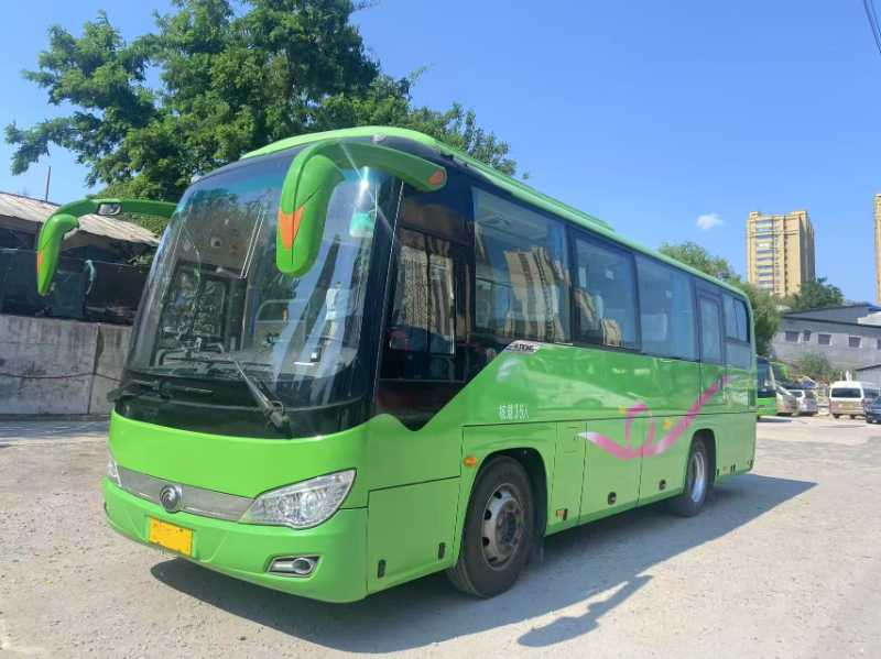 2018年上牌兩臺原版原漆國五36座宇通6876精品旅游車