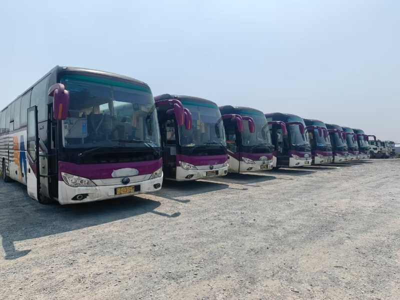 2019年底上牌多臺50座高配國五宇通6120原版原漆客車