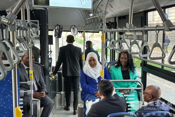 百輛金旅純電公交交付埃塞俄比亞