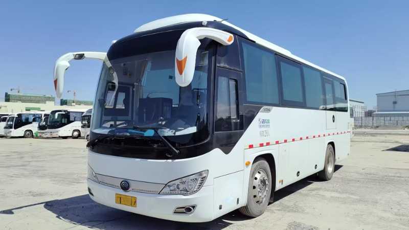 2021年6月上牌東北配國(guó)五26座2+1氣囊宇通6906旅游車