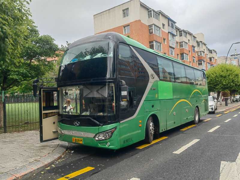 2016年上牌每年5千帶省際牌全國飛東北配55座大金龍6119營運車