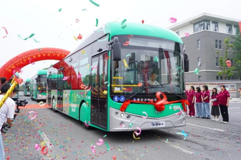 120臺(tái)安凱新能源客車(chē)出口吉爾吉斯斯坦