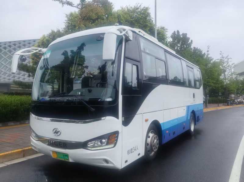 2021年9月上牌多臺(tái)質(zhì)保8年34座175度海格新能源電車