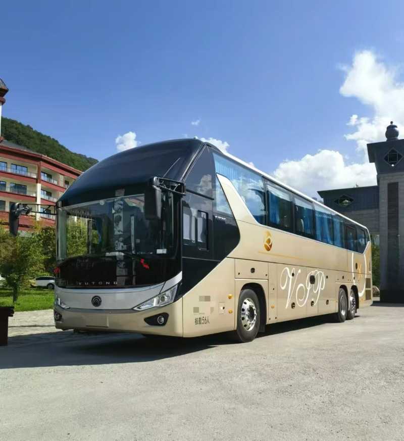 2023年7月上牌準(zhǔn)新56座東北配國六宇通6137氣囊車