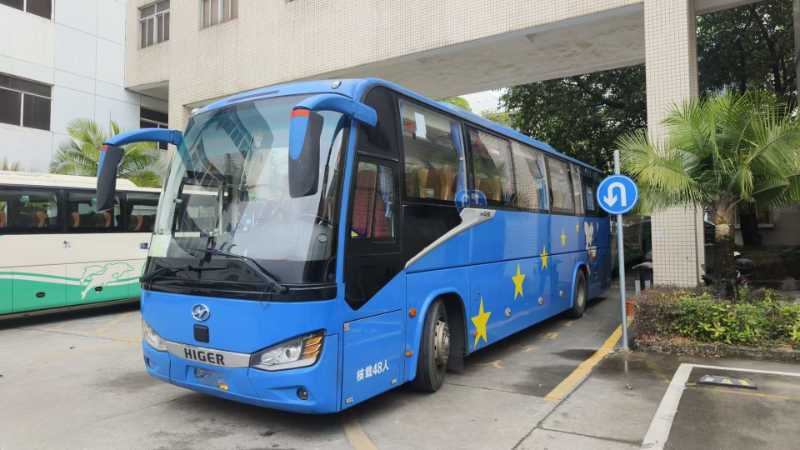 2019年4月上牌多臺粵牌國五48座海格6111氣囊旅游車