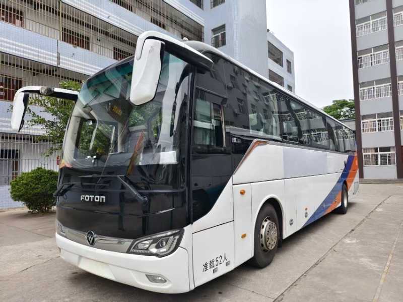 2021年12月上牌國(guó)六有公告12米52座福田旅游車