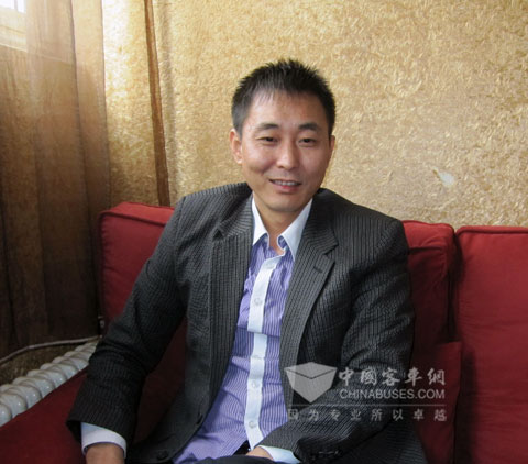 金旅客車華北片區(qū)服務(wù)經(jīng)理田其林接受專訪