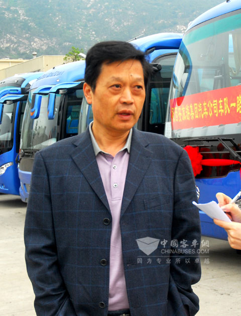 西安旅游集團(tuán)汽車(chē)公司費(fèi)長(zhǎng)安總經(jīng)理接受采訪