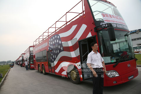 安凱豪華客車首次批量出口美國(guó)