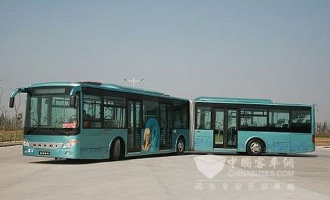 安凱高檔BRT公交客車(chē)批量出口伊朗