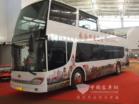 安凱雙層敞篷觀光大巴