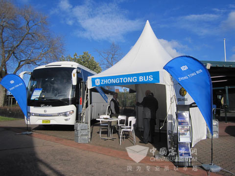 2011墨爾本客車展中通客車展臺